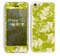 The Vintage Green & White Floral Pattern Skin for the Apple iPhone 5c
