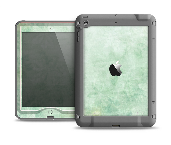 The Vintage Grungy Green Surface Apple iPad Mini LifeProof Nuud Case Skin Set