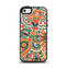The Vintage Hand-Painted Coral Abstract Pattern Apple iPhone 5-5s Otterbox Symmetry Case Skin Set