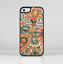 The Vintage Hand-Painted Coral Abstract Pattern Skin-Sert Case for the Apple iPhone 5c