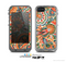 The Vintage Hand-Painted Coral Abstract Pattern Skin for the Apple iPhone 5c LifeProof Case