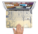 The Vintage Hanging Clocks and Keys Skin Set for the Apple MacBook Pro 15" with Retina Display