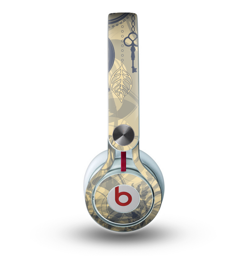 The Vintage Hanging Clocks and Keys Skin for the Beats by Dre Mixr Headphones