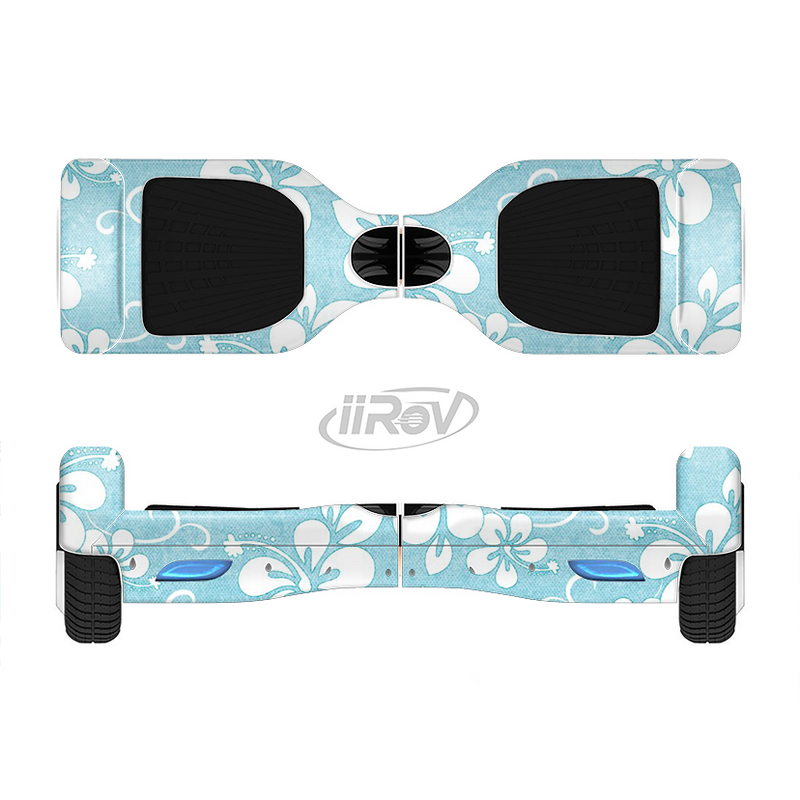The Vintage Hawaiian Floral Full-Body Skin Set for the Smart Drifting SuperCharged iiRov HoverBoard