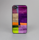 The Vintage Highlighted Panels of Color Skin-Sert for the Apple iPhone 4-4s Skin-Sert Case