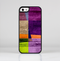 The Vintage Highlighted Panels of Color Skin-Sert Case for the Apple iPhone 5/5s