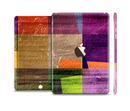 The Vintage Highlighted Panels of Color Full Body Skin Set for the Apple iPad Mini 3
