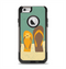 The Vintage His & Her Flip Flops Beach Scene Apple iPhone 6 Otterbox Commuter Case Skin Set