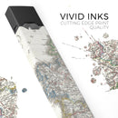 The Vintage Ireland Map  - Premium Decal Protective Skin-Wrap Sticker compatible with the Juul Labs vaping device