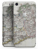 The Vintage Ireland Map  - Skin-kit for the iPhone 8 or 8 Plus