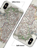 The Vintage Ireland Map  - iPhone X Clipit Case