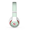 The Vintage Light Green Polka Dot With White Strip Skin for the Beats by Dre Studio (2013+ Version) Headphones