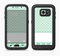 The Vintage Light Green Polka Dot With White Strip copy Full Body Samsung Galaxy S6 LifeProof Fre Case Skin Kit