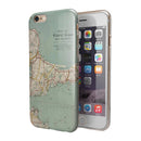The Vintage Map of Cape Cod iPhone 6/6s or 6/6s Plus 2-Piece Hybrid INK-Fuzed Case