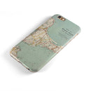The Vintage Map of Cape Cod iPhone 6/6s or 6/6s Plus 2-Piece Hybrid INK-Fuzed Case