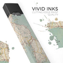 The Vintage Map of Cape Cod  - Premium Decal Protective Skin-Wrap Sticker compatible with the Juul Labs vaping device