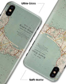 The Vintage Map of Cape Cod  - iPhone X Clipit Case