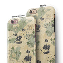 The Vintage Map of Pirate Islands iPhone 6/6s or 6/6s Plus 2-Piece Hybrid INK-Fuzed Case