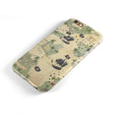 The Vintage Map of Pirate Islands iPhone 6/6s or 6/6s Plus 2-Piece Hybrid INK-Fuzed Case