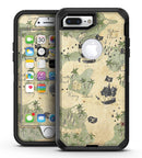 The Vintage Map of Pirate Islands - iPhone 7 Plus/8 Plus OtterBox Case & Skin Kits