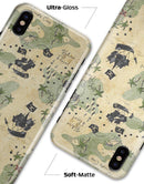 The Vintage Map of Pirate Islands - iPhone X Clipit Case