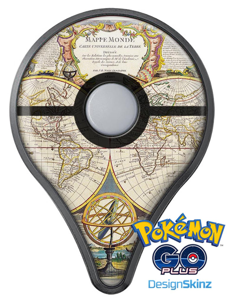 The Vintage Mirroring Hemispheres Pokémon GO Plus Vinyl Protective Decal Skin Kit