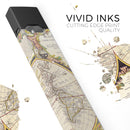 The Vintage Mirroring Hemispheres - Premium Decal Protective Skin-Wrap Sticker compatible with the Juul Labs vaping device