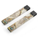 The Vintage Mirroring Hemispheres - Premium Decal Protective Skin-Wrap Sticker compatible with the Juul Labs vaping device