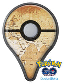The Vintage Mother Russia Map Pattern Pokémon GO Plus Vinyl Protective Decal Skin Kit