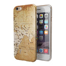 The Vintage Mother Russia Map Pattern iPhone 6/6s or 6/6s Plus 2-Piece Hybrid INK-Fuzed Case