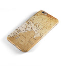 The Vintage Mother Russia Map Pattern iPhone 6/6s or 6/6s Plus 2-Piece Hybrid INK-Fuzed Case