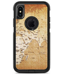 The Vintage Mother Russia Map Pattern 2 - iPhone X OtterBox Case & Skin Kits