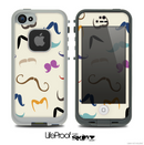 The Vintage Mustache Bundle Skin for the iPhone 4 or 5 LifeProof Case