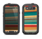 The Vintage Orange Slanted Stripes Samsung Galaxy S3 LifeProof Fre Case Skin Set