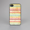 The Vintage Orange and Multi-Color Chevron Pattern V4 Skin-Sert for the Apple iPhone 4-4s Skin-Sert Case