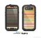 The Vintage Orange and Multi-Color Chevron Pattern V4 Skin For The Samsung Galaxy S3 LifeProof Case