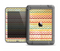 The Vintage Orange and Multi-Color Chevron Pattern V4 Apple iPad Air LifeProof Fre Case Skin Set
