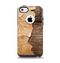 The Vintage Paper-Wrapped Wood Planks Apple iPhone 5c Otterbox Commuter Case Skin Set