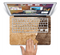 The Vintage Paper-Wrapped Wood Planks Skin Set for the Apple MacBook Pro 15" with Retina Display