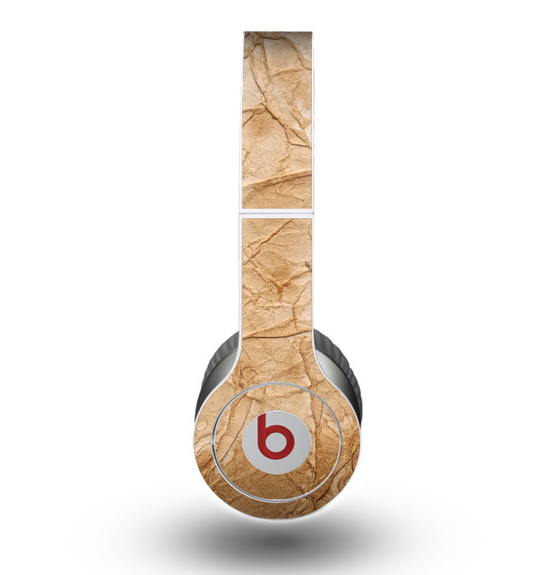 The Vintage Paper-Wrapped Wood Planks Skin for the Beats by Dre Original Solo-Solo HD Headphones