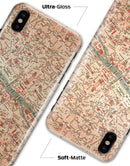 The Vintage Paris Overview Map  - iPhone X Clipit Case