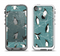 The Vintage Penguin Blue Collage Apple iPhone 5-5s LifeProof Fre Case Skin Set