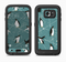 The Vintage Penguin Blue Collage Full Body Samsung Galaxy S6 LifeProof Fre Case Skin Kit