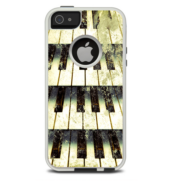 The Vintage Pianos Keys Skin For The iPhone 5-5s Otterbox Commuter Case