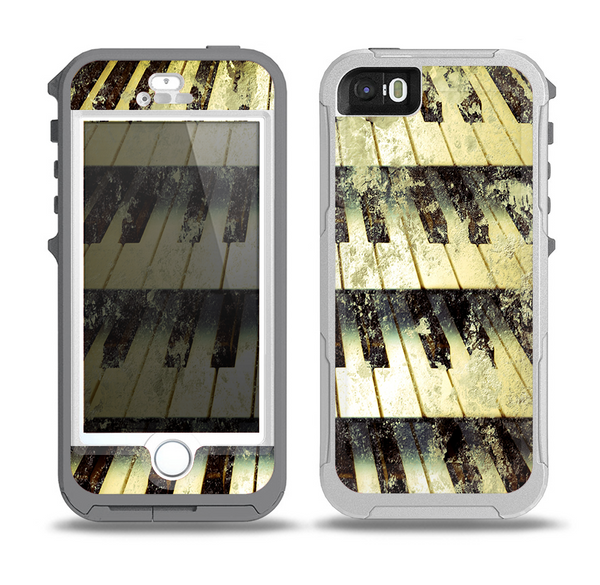 The Vintage Pianos Keys Skin for the iPhone 5-5s OtterBox Preserver WaterProof Case