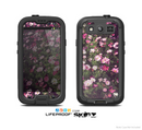 The Vintage Pink Floral Field Skin For The Samsung Galaxy S3 LifeProof Case