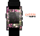 The Vintage Pink Floral Field Skin for the Pebble SmartWatch