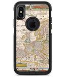 The Vintage Powers of Europe Map  2 - iPhone X OtterBox Case & Skin Kits