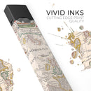 The Vintage Powers of Europe Map  - Premium Decal Protective Skin-Wrap Sticker compatible with the Juul Labs vaping device