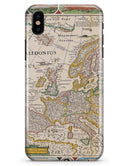 The Vintage Powers of Europe Map  - iPhone X Clipit Case